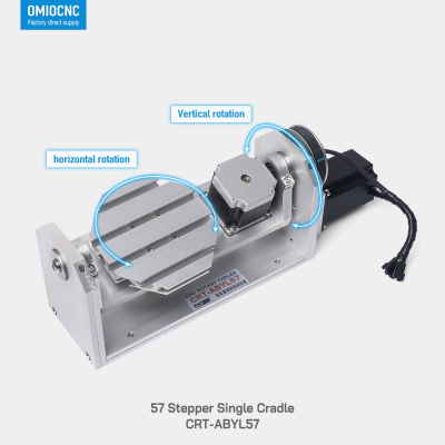 57 Stepper Single Cradle - 5axis Rotary TiltingTable--CRT-ABYL57