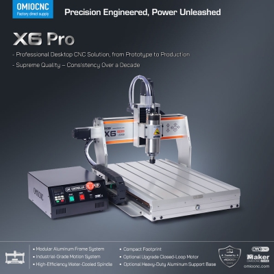 OMIOCNC X6 Pro CNC Router | Carving Milling Engraving Machine