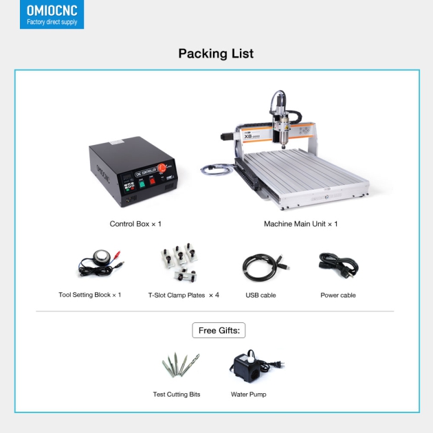 OMIOCNC OMIOCNC X8-2200L CNC Router | Most Powerful Desktop CNC