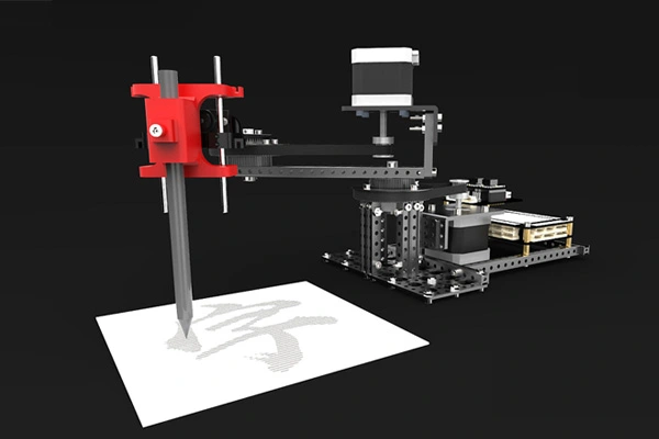 FRC team use an OMIOCNC X8-2200L CNC router to make an robot