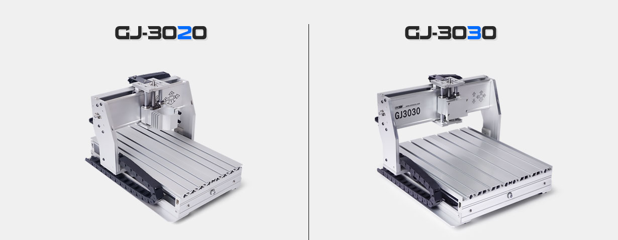 GJ-3020 and GJ-3030 CNC router mechanical kit – three-axis motion platform overview