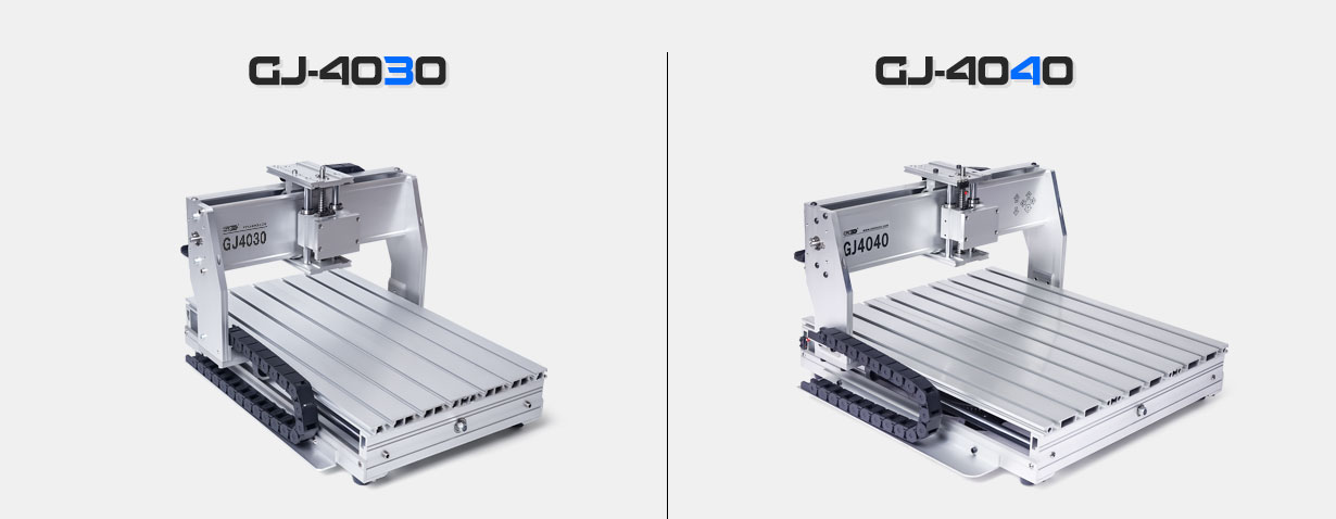 GJ-4030 and GJ-4040 CNC router mechanical kit – three-axis motion platform overview