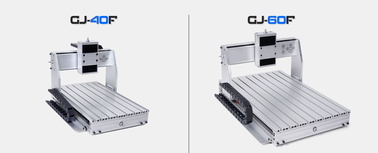 GJ-40F and GJ-60F CNC router mechanical kit – three-axis motion platform overview