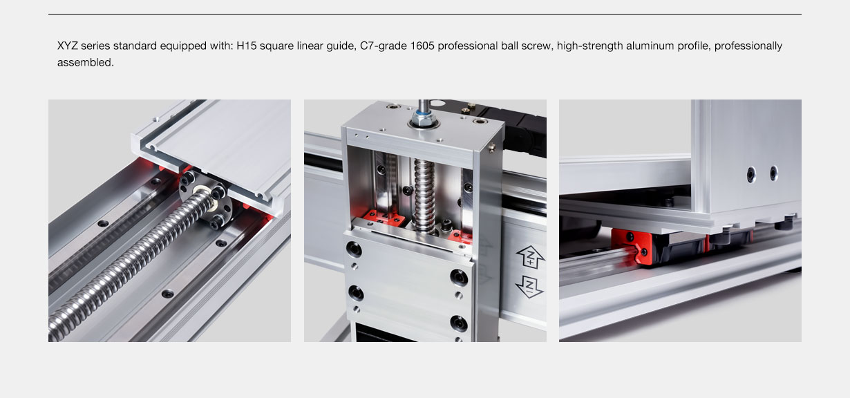 GJ-40F and GJ-60F CNC router mechanical kit – technical drawing