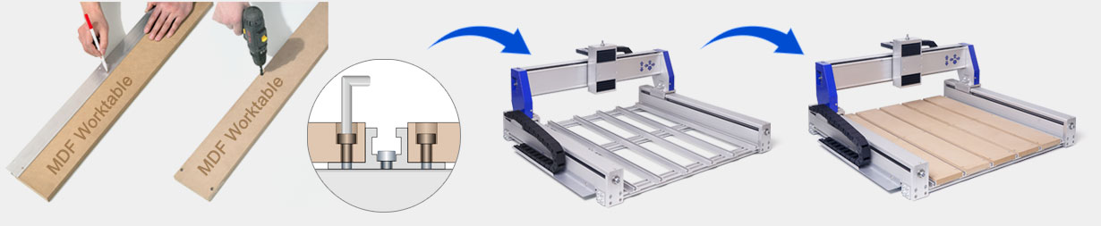 How to Make MDF Spoilboards for MPB-6060/9090 CNC Router