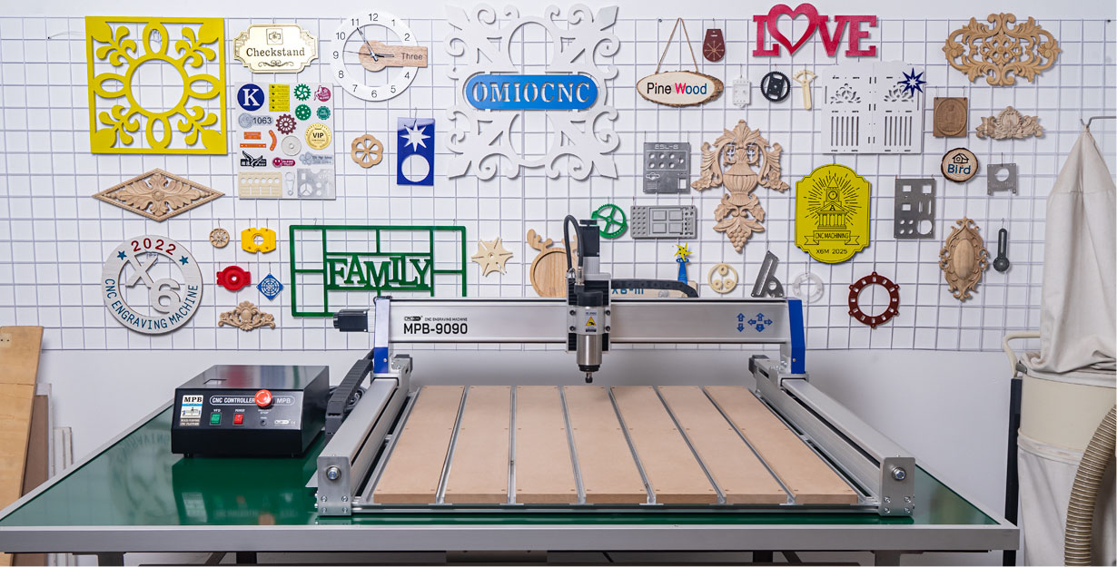 OMIOCNC MPB-6060 and MPB-9090 CNC Router Series