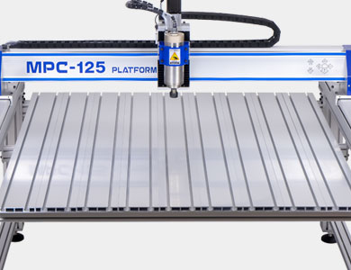 MPC-125 high-hardness 6061-T6 aluminum alloy worktable with T-slots