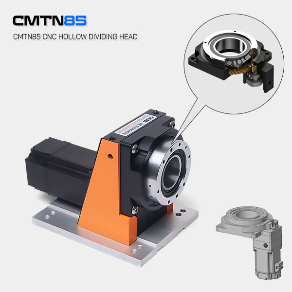 CMTN85 hollow rotating platform for CNC rotary table