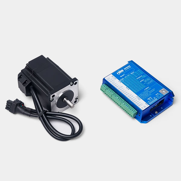 CMTN85 closed-loop stepper control system detail – motor and driver
