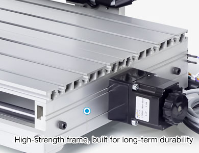 X3M desktop CNC machine high-strength frame for long-term durability