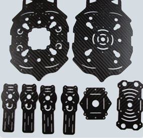 X3-WS compact CNC machine cutting aerospace-grade carbon fiber composite