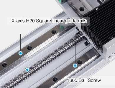 X6 Pro X-axis H20 square linear guide rail