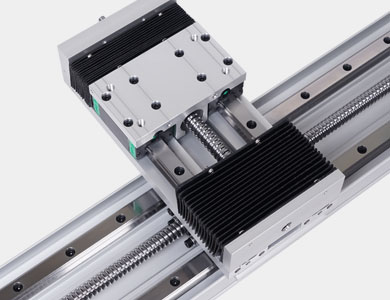X8-2200L X-axis and Z-axis with H20 square linear guide rails and 1605 ball screws