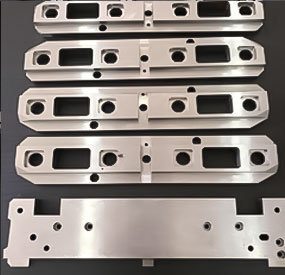 X8-2200L CNC Router milling and drilling aluminum parts