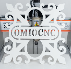 X8-2200L CNC Router making composite architectural decor