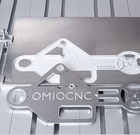X8-2200L CNC Router processing aluminum parts