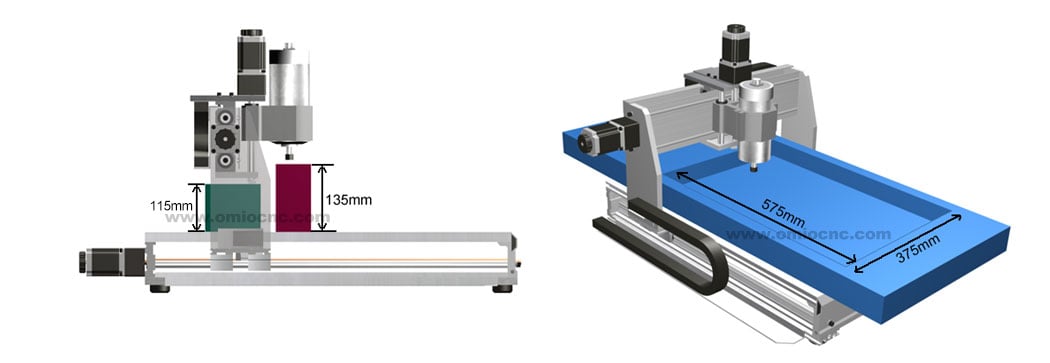 OMIO CNC X4M-USB CNC Router  Desktop Engraving machine 